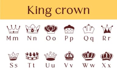King Crown by Chonada — Dingbats Font — thumbnail 3