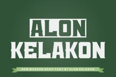 Kings Sinquers by alonkelakon — Slab Serif Font — thumbnail 3