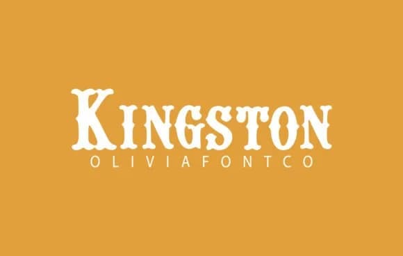 Kingston by OliviaFontCo — Slab Serif Font