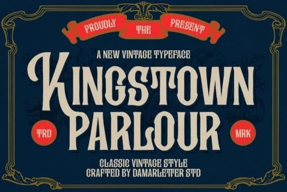 Kingstown Parlour by Damarletter — Slab Serif Font