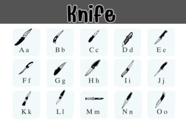 Knife by Nongyao — Dingbats Font — thumbnail 2