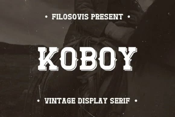 Koboy by filosovis.co — Slab Serif Font
