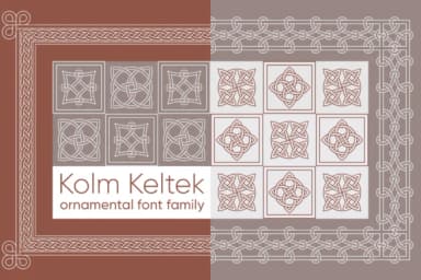 Kolm Keltek by 2d-typo — Dingbats Font — thumbnail 1