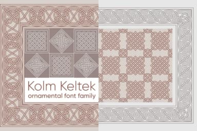 Kolm Keltek by 2d-typo — Dingbats Font — thumbnail 2