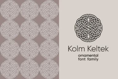 Kolm Keltek by 2d-typo — Dingbats Font — thumbnail 3