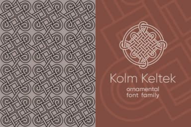 Kolm Keltek by 2d-typo — Dingbats Font — thumbnail 5