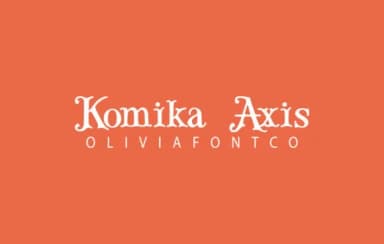 Komika Axis by OliviaFontCo — Slab Serif Font — thumbnail 1