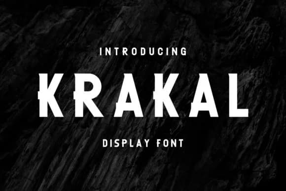 Krakal by Evloxx — Slab Serif Font
