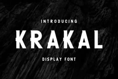 Krakal by Evloxx — Slab Serif Font — thumbnail 1