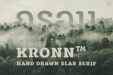 Kronn by DHAMMADHA STUDIO — Slab Serif Font — thumbnail 1