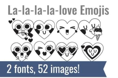 La-la-la-la-love by Illustration Ink — Dingbats Font — thumbnail 2