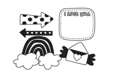 La-la-la-la-love by Illustration Ink — Dingbats Font — thumbnail 6