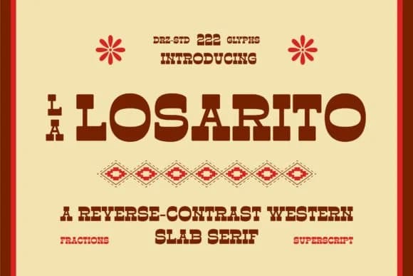 La Losarito by Drizy Studio — Slab Serif Font