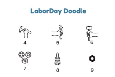 Labor Day by Nun Sukhwan — Dingbats Font — thumbnail 4