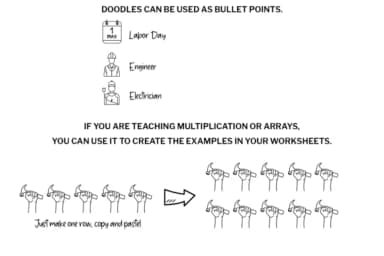 Labor Day Doodle by digitalplannerland — Dingbats Font — thumbnail 7
