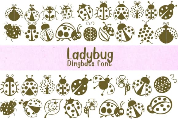 Ladybug by Nongyao — Dingbats Font