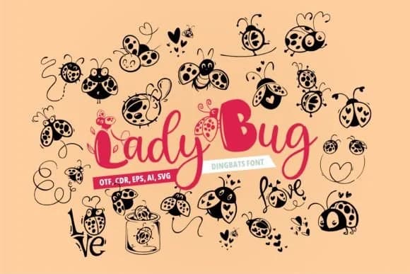 Ladybug by Onoborgol — Dingbats Font