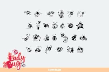 Ladybug by Onoborgol — Dingbats Font — thumbnail 3
