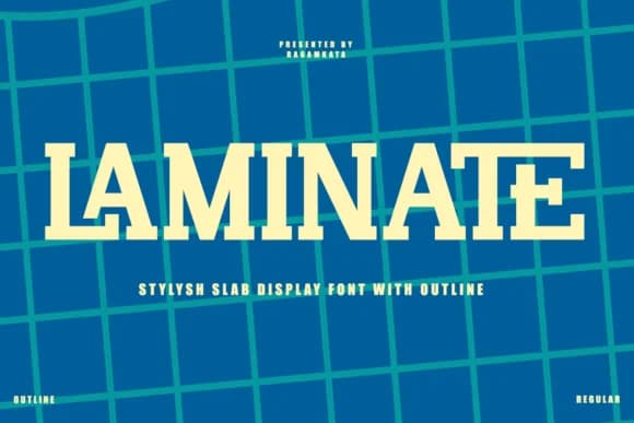 Laminate by RagamKata Studio — Slab Serif Font