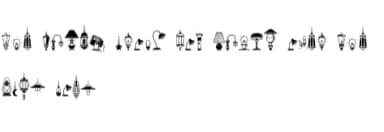 Lamp by onoborgol — Dingbats Font — thumbnail 5