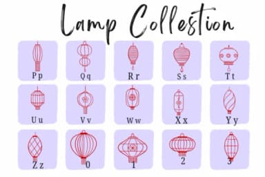 Lamp Collestion by Suphitchaya — Dingbats Font — thumbnail 3