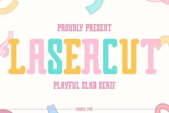 Lasercut by Pian45 — Slab Serif Font