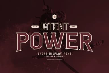 Latent Power by Denustudios — Slab Serif Font — thumbnail 1
