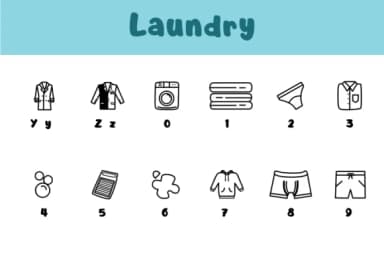 Laundry by Chonada — Dingbats Font — thumbnail 4