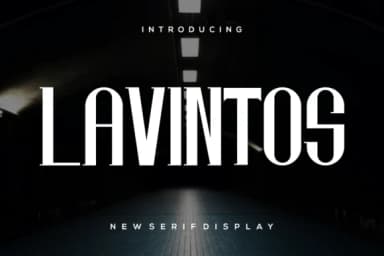 Lavintos by yohanes mulat argo — Slab Serif Font — thumbnail 1