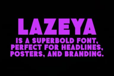 Lazeya by Monoletter — Slab Serif Font — thumbnail 3