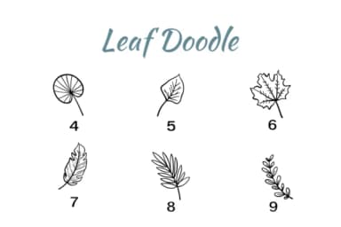 Leaf Doodle by Nun Sukhwan — Dingbats Font — thumbnail 4