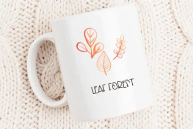 Leaf Forest by Sirinart — Dingbats Font — thumbnail 5