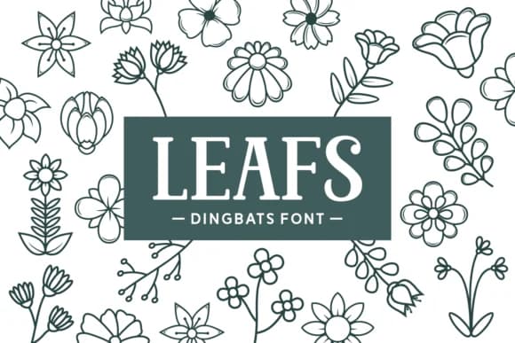 Leafs by Dito (7NTypes) — Dingbats Font