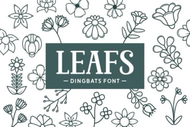 Leafs by Dito (7NTypes) — Dingbats Font — thumbnail 1