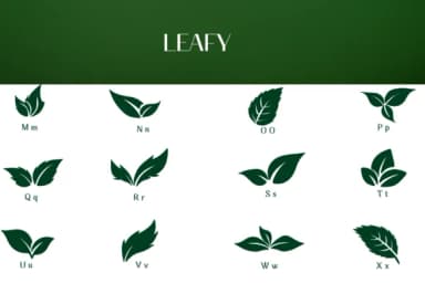 Leafy by Heartcraft Atelier — Dingbats Font — thumbnail 3
