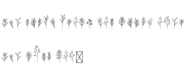 Leaves by Eystore — Dingbats Font — thumbnail 5