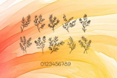 Leaves of Memories by MOMAT THIRTYONE — Dingbats Font — thumbnail 4