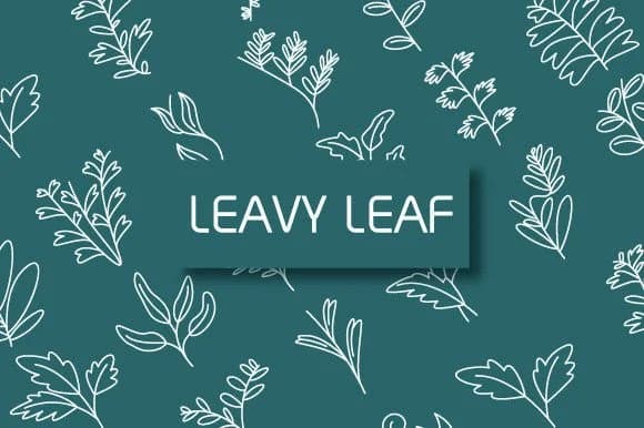 Leavy Leaf by DesignFour — Dingbats Font