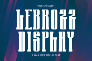 Lebrozz by Maulana Creative — Slab Serif Font — thumbnail 1