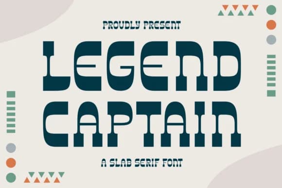 Legend Captain by Eightde — Slab Serif Font