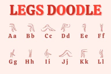 Legs Doodle by Chonada — Dingbats Font — thumbnail 2