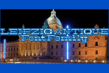 Leipzig Antique Family by Megami Studios — Slab Serif Font — thumbnail 1