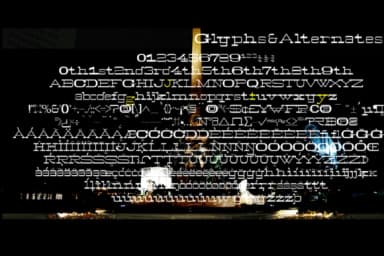 Leipzig Antique Hollow Italic by Megami Studios — Slab Serif Font — thumbnail 2