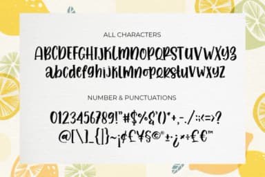 Lemonade Fabrica by Printabletales — Slab Serif Font — thumbnail 6