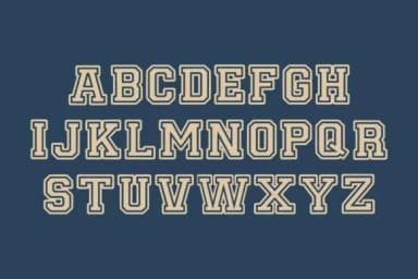 Letter Jersey by Infinity art Studio — Slab Serif Font — thumbnail 5