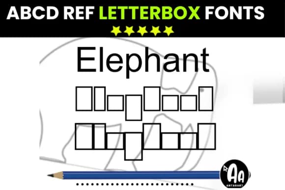 Letterbox by AntarArt — Dingbats Font
