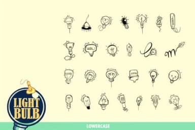 Light Bulb by onoborgol — Dingbats Font — thumbnail 3