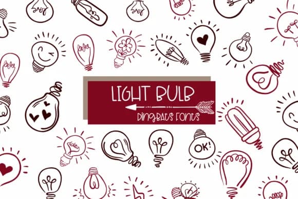 Light Bulb by Sirinart — Dingbats Font