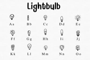 Lightbulb by Sontaya — Dingbats Font — thumbnail 2