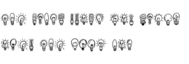 Lightbulb by Sontaya — Dingbats Font — thumbnail 8